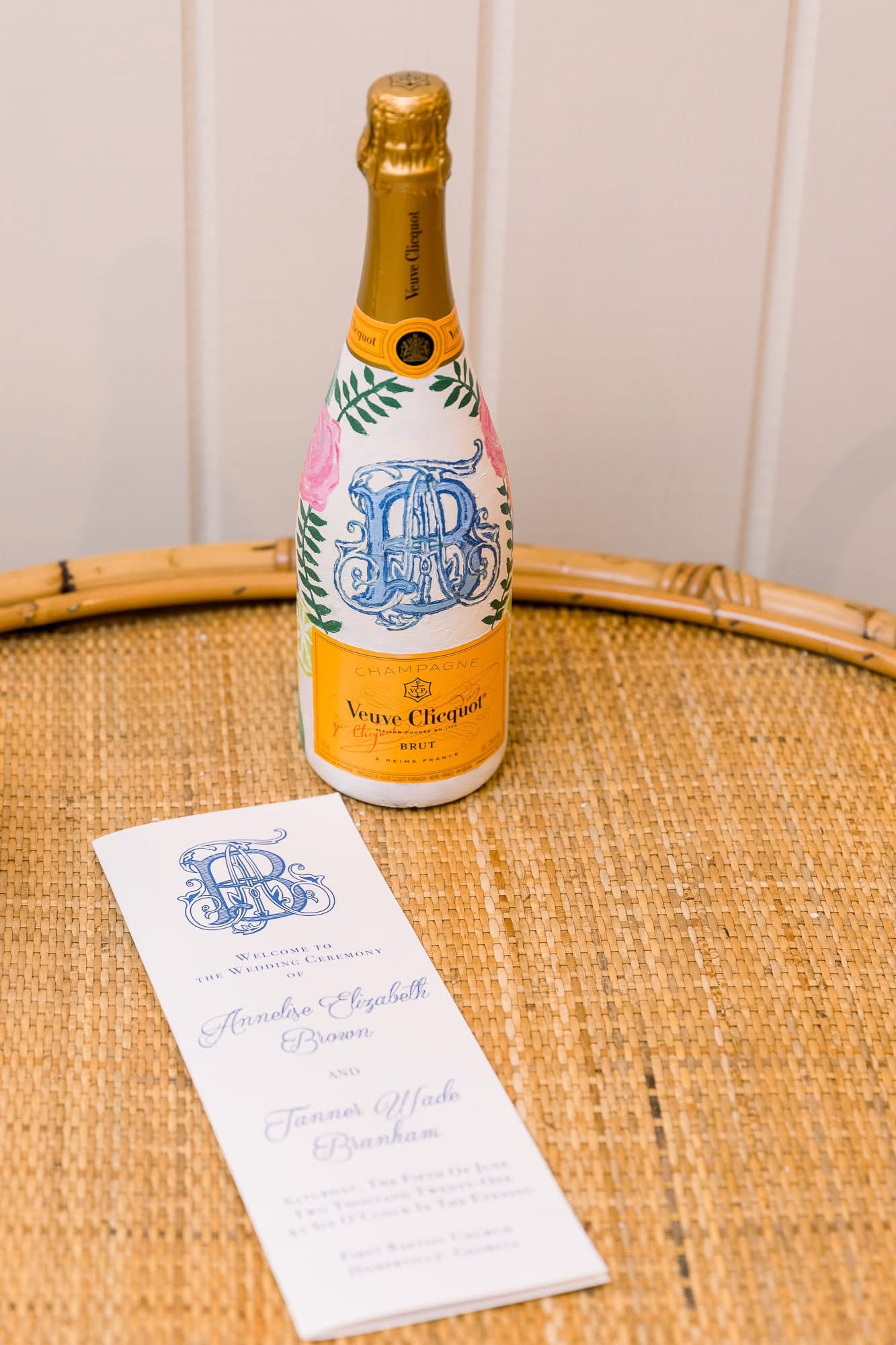 Custom Champagne Bottle