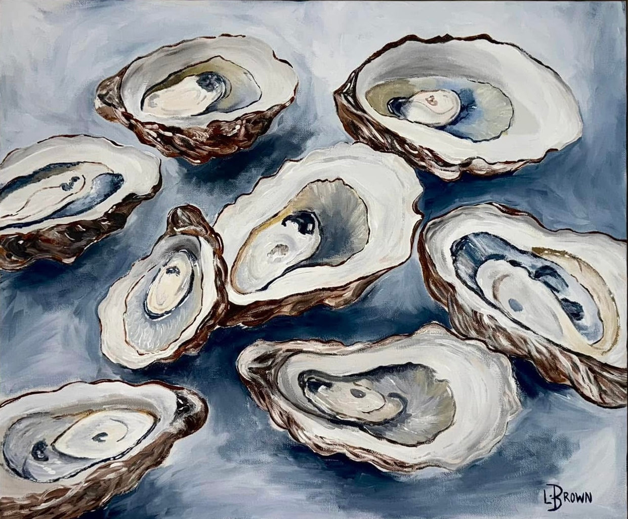 20" x 24" On The Half Shell